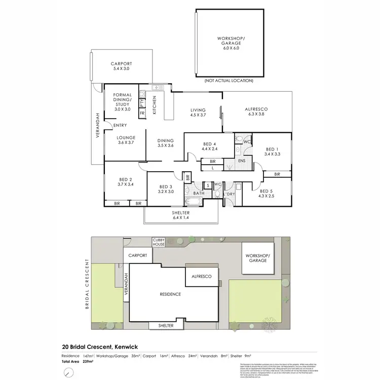 Floorplan of Homely house listing, 20 Bridal Crescent, Kenwick WA 6107