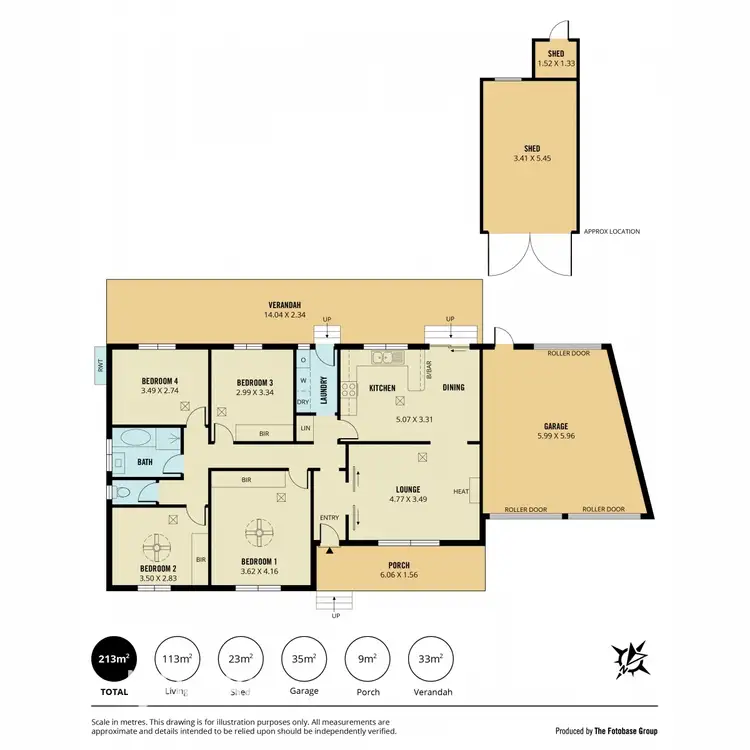 Floorplan of Homely house listing, 15 Jennifer Street, Evanston Park SA 5116
