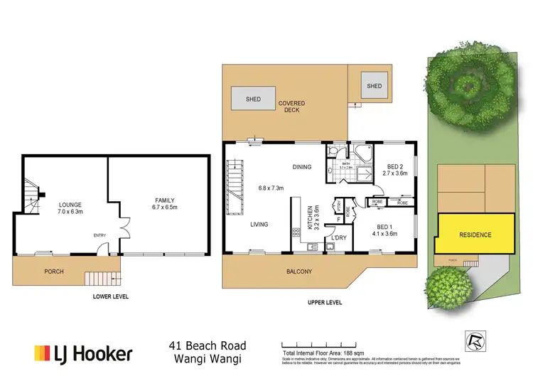 Floorplan of Homely house listing, 41 Beach Road, Wangi Wangi NSW 2267