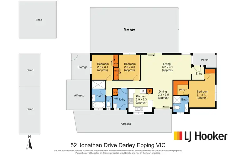 Floorplan of Homely house listing, 52 Jonathan Drive, Darley VIC 3340