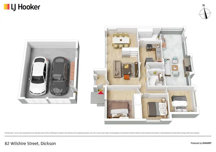 Floorplan of Homely house listing, 82 Wilshire Street, Dickson ACT 2602