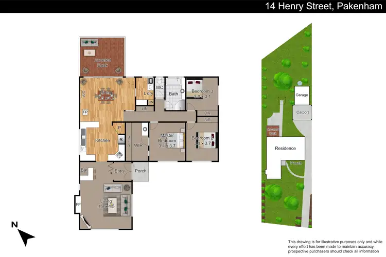 Floorplan of Homely house listing, 14 Henry Street, Pakenham VIC 3810