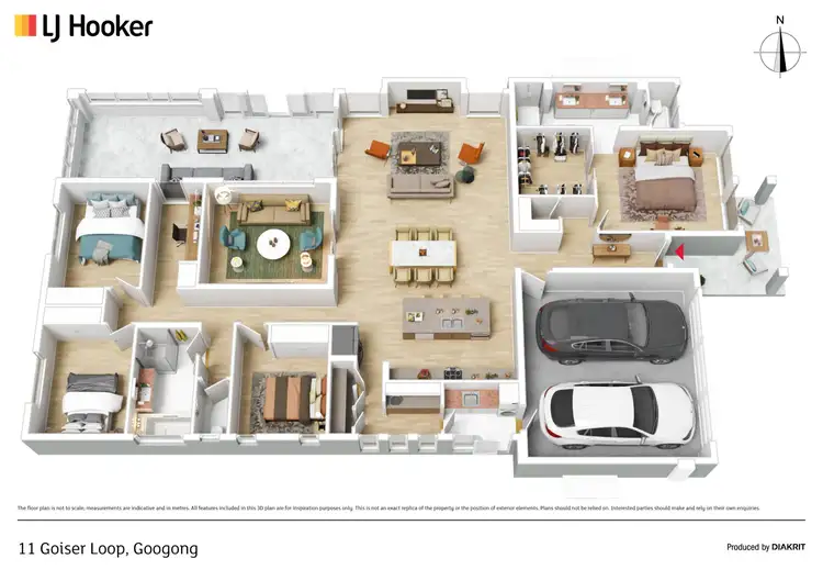 Floorplan of Homely house listing, 11 Goiser Loop, Googong NSW 2620
