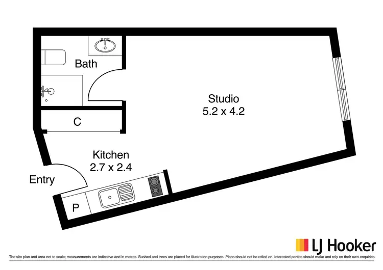 Floorplan of Homely apartment listing, 31/101 Hennesy Street, Belconnen ACT 2617
