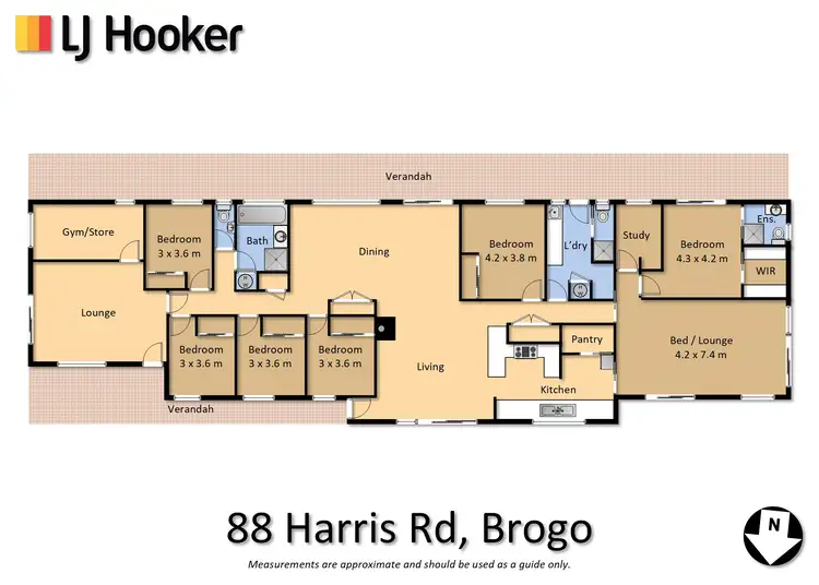 Floorplan of Homely rural property listing, 88 Harris Road, Brogo NSW 2550