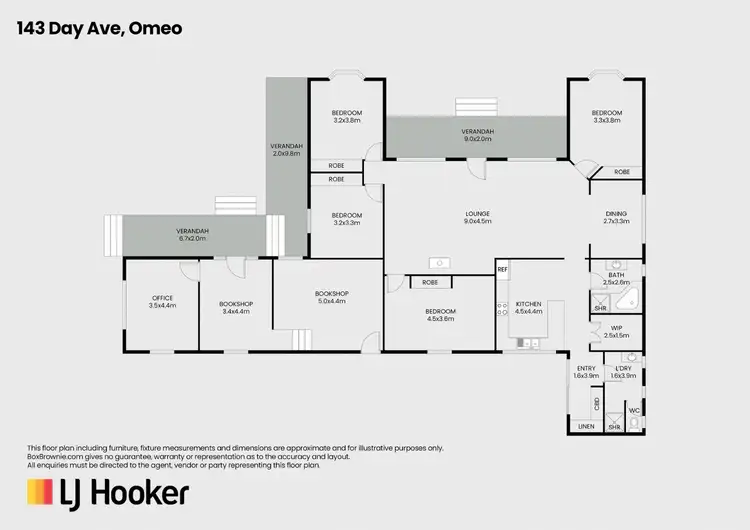 Floorplan of Homely house listing, 143 Day Avenue, Omeo VIC 3898