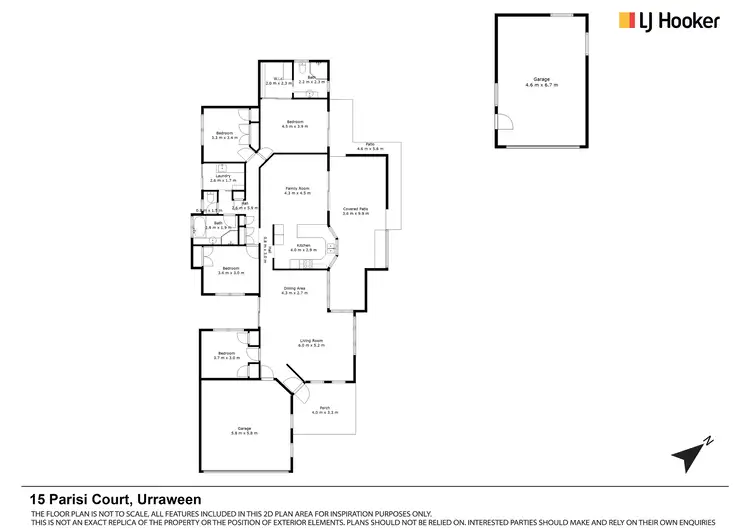 Floorplan of Homely house listing, 15 Parisi Court, Urraween QLD 4655