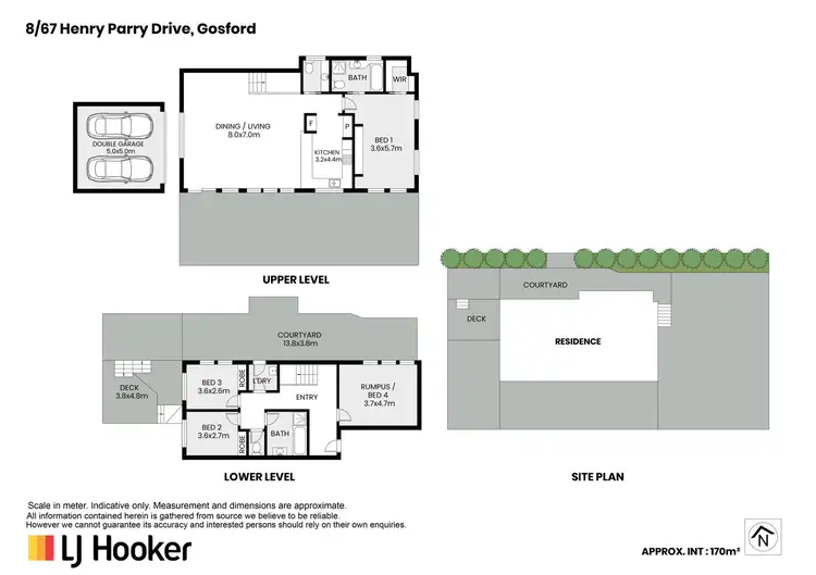 Floorplan of Homely unit listing, 8/67-69 Henry Parry Drive, Gosford NSW 2250