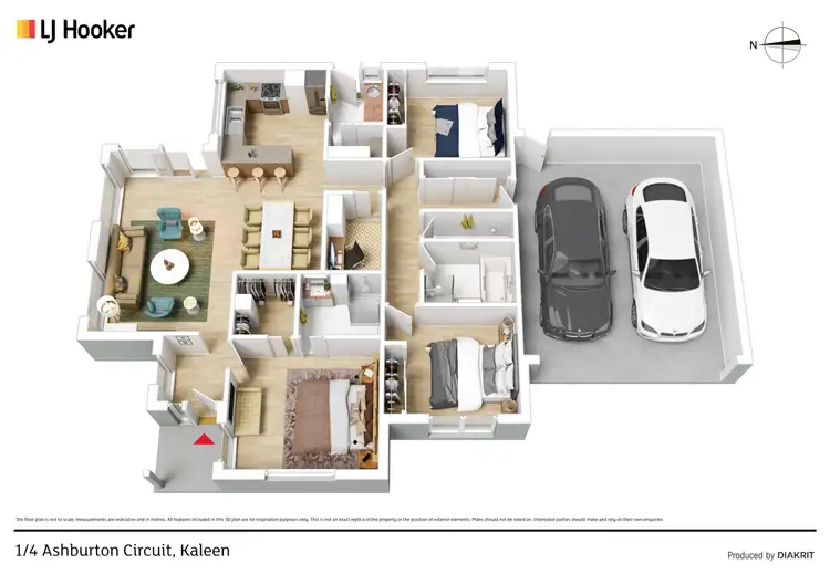 Floorplan of Homely house listing, 1/4 Ashburton Circuit, Kaleen ACT 2617