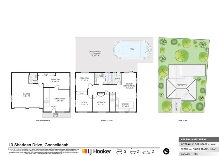 Floorplan of Homely house listing, 10 Sheridan Drive, Goonellabah NSW 2480