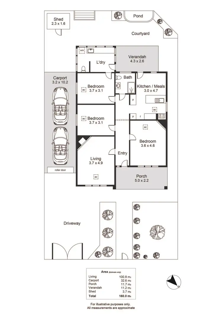 Floorplan of Homely house listing, 15 Spencer Street, Cowandilla SA 5033