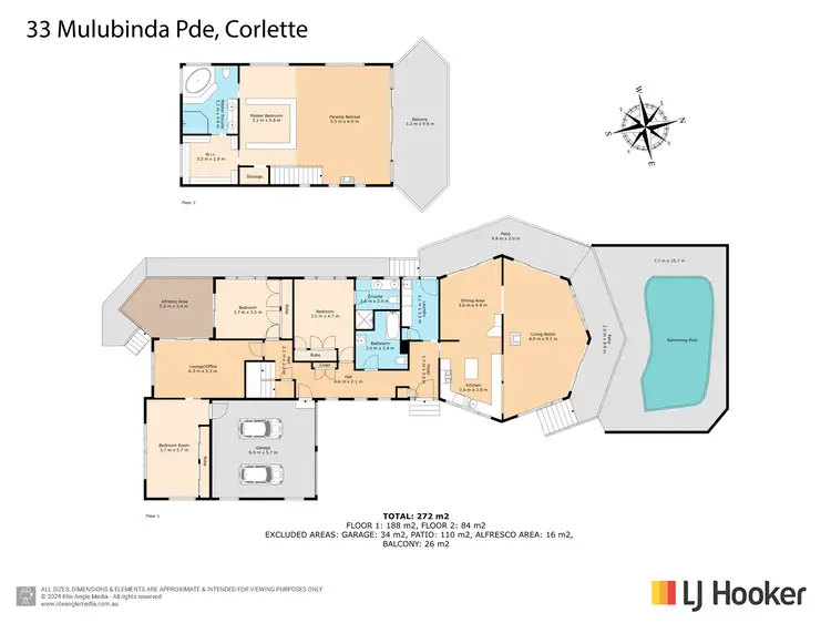 Floorplan of Homely house listing, 33 Mulubinda Parade, Corlette NSW 2315
