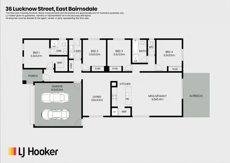 Floorplan of Homely house listing, 36 Lucknow Street, East Bairnsdale VIC 3875