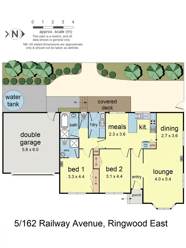 Floorplan of Homely unit listing, 5/162 Railway Avenue, Ringwood East VIC 3135