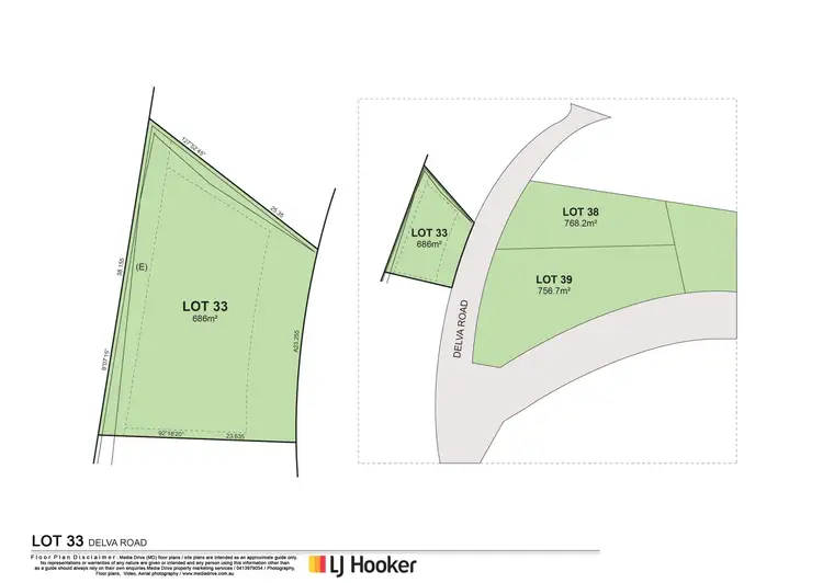 Floorplan of Homely land listing, Lot 33 Delva Road, Wollongbar NSW 2477