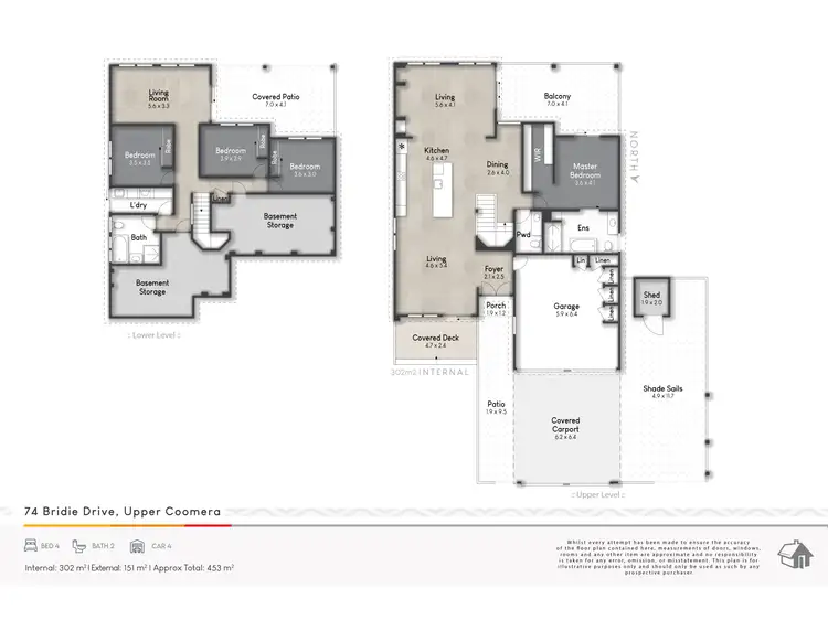 Floorplan of Homely house listing, 74 Bridie Drive, Upper Coomera QLD 4209