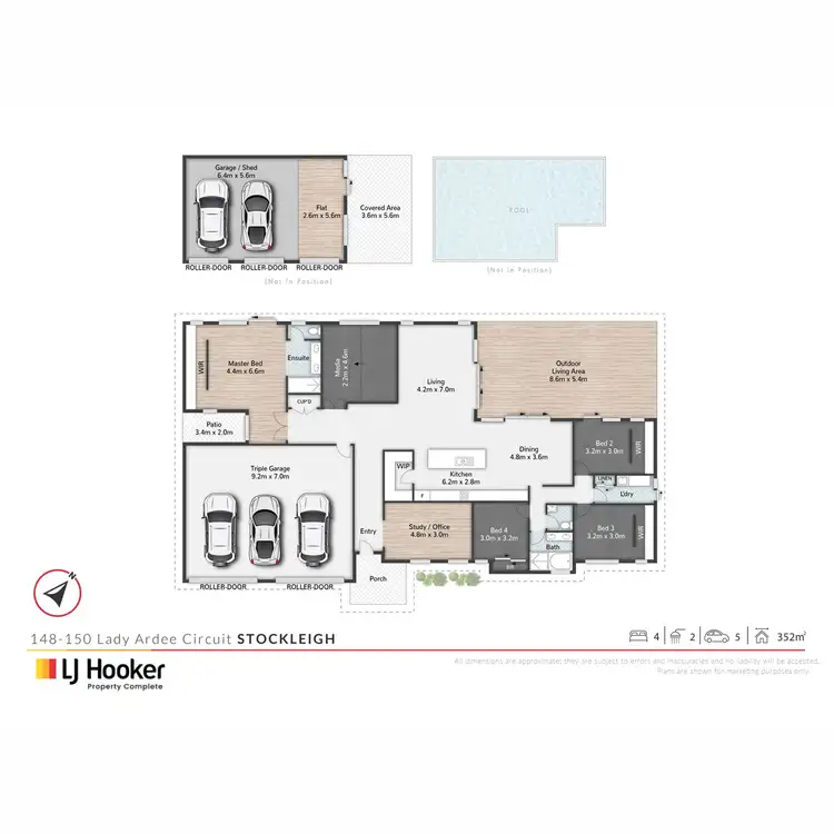 Floorplan of Homely house listing, 148-150 Lady Ardee Circuit, Stockleigh QLD 4280