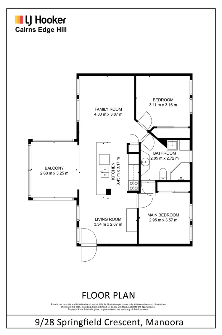 Floorplan of Homely apartment listing, 9/28 Springfield Crescent, Manoora QLD 4870