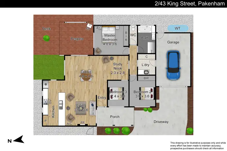 Floorplan of Homely house listing, 2/43 King Street, Pakenham VIC 3810