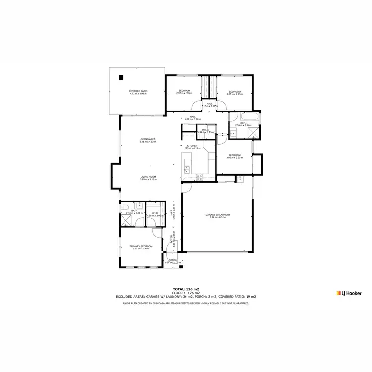Floorplan of Homely house listing, 12 Barlow Close, Tolga QLD 4882