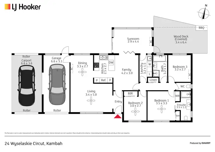 Floorplan of Homely house listing, 24 Wyselaskie Circuit, Kambah ACT 2902