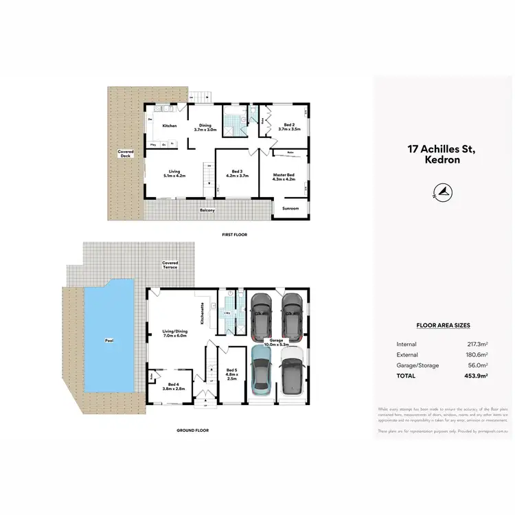 Floorplan of Homely house listing, 17 Achilles Street, Kedron QLD 4031
