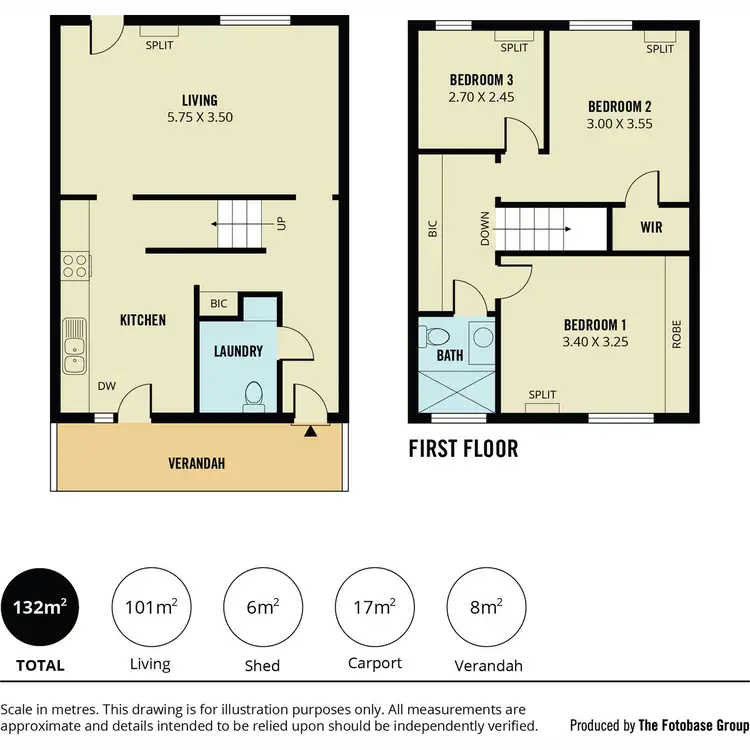 Floorplan of Homely unit listing, 4/55 Codd Street, Para Hills West SA 5096