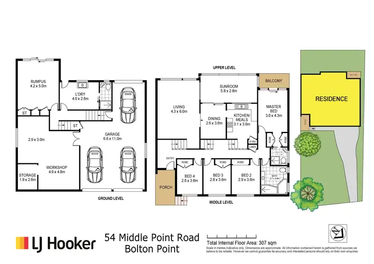 Floorplan of Homely house listing, 54 Middle Point Road, Bolton Point NSW 2283