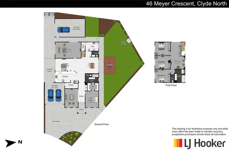 Floorplan of Homely house listing, 46 Meyer Crescent, Clyde North VIC 3978