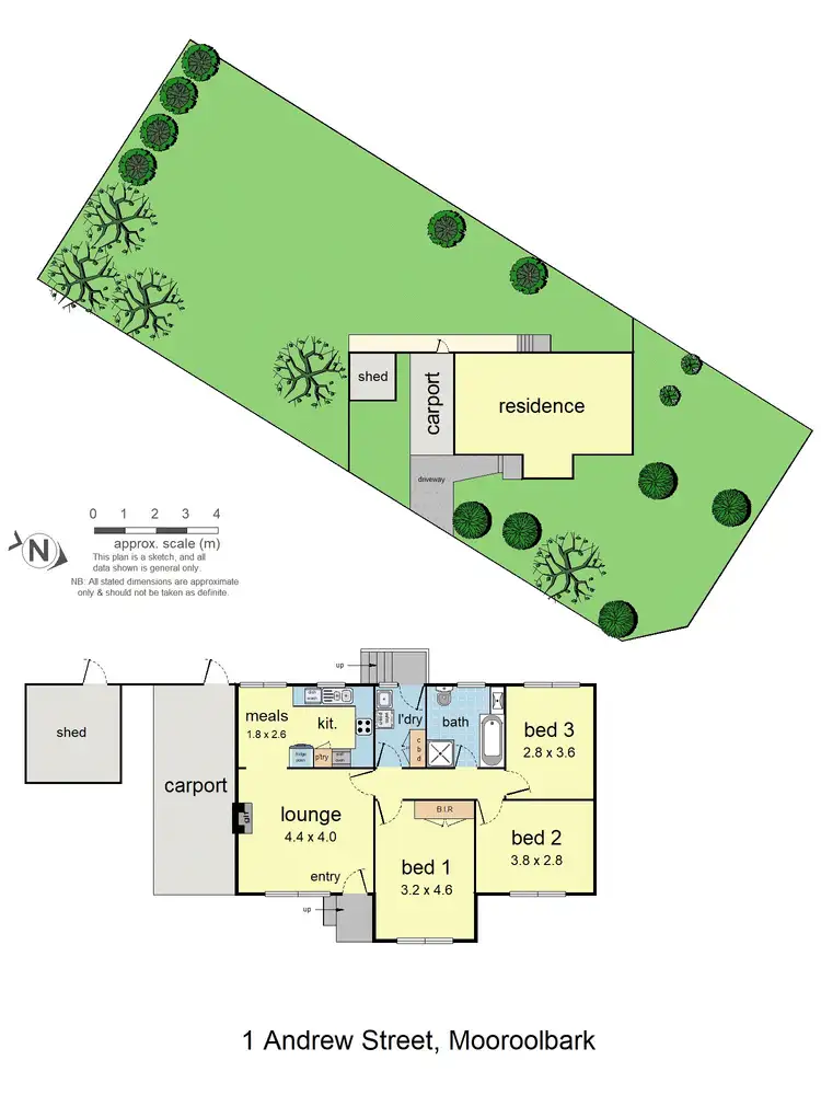 Floorplan of Homely house listing, 1 Andrew Street, Mooroolbark VIC 3138