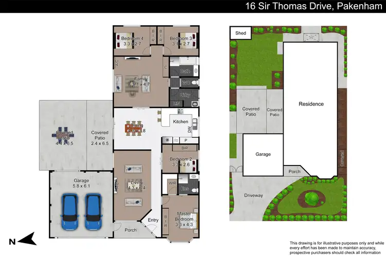 Floorplan of Homely house listing, 16 Sir Thomas Drive, Pakenham VIC 3810