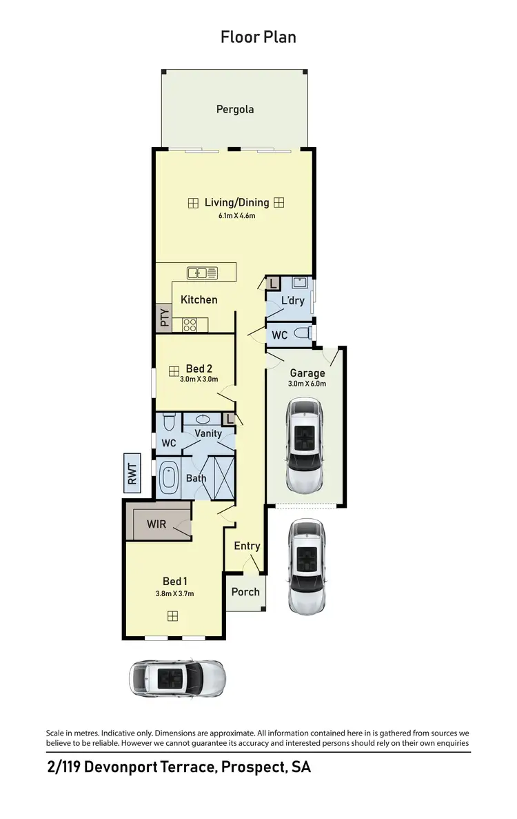 Floorplan of Homely house listing, Unit 2/119 Devonport Tce, Prospect SA 5082