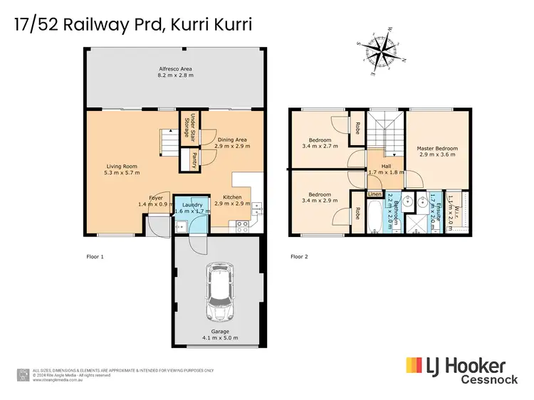 Floorplan of Homely unit listing, Unit 17/52 Railway Parade, Kurri Kurri NSW 2327