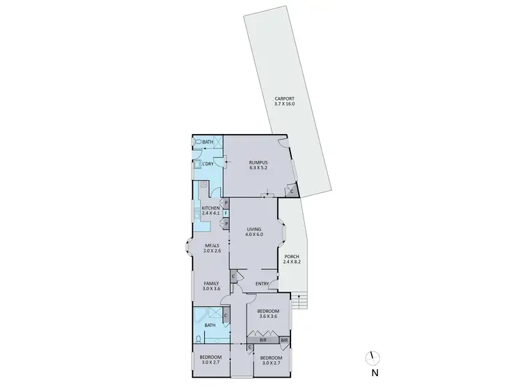 Floorplan of Homely house listing, 6 Old Forest Road, The Basin VIC 3154