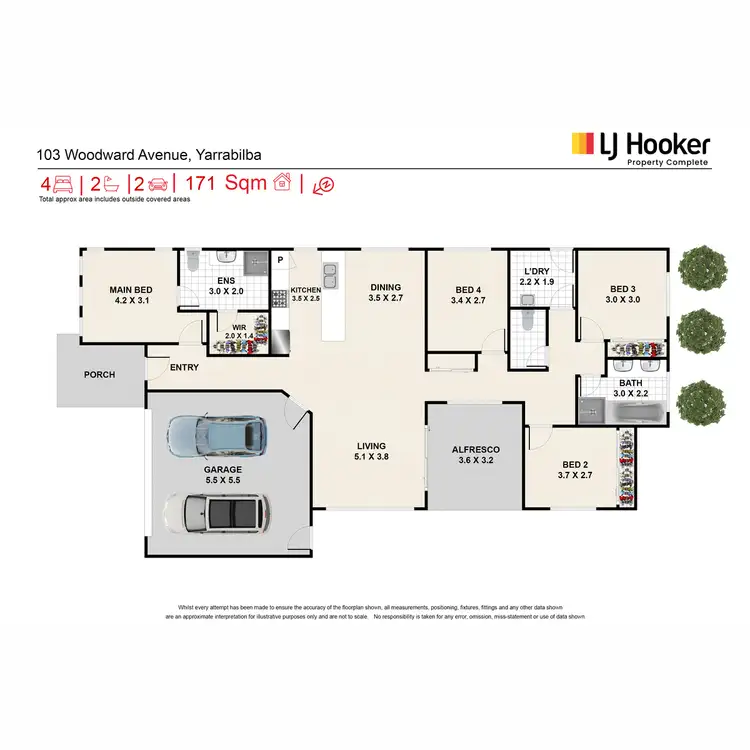 Floorplan of Homely house listing, 103 Woodward Avenue, Yarrabilba QLD 4207