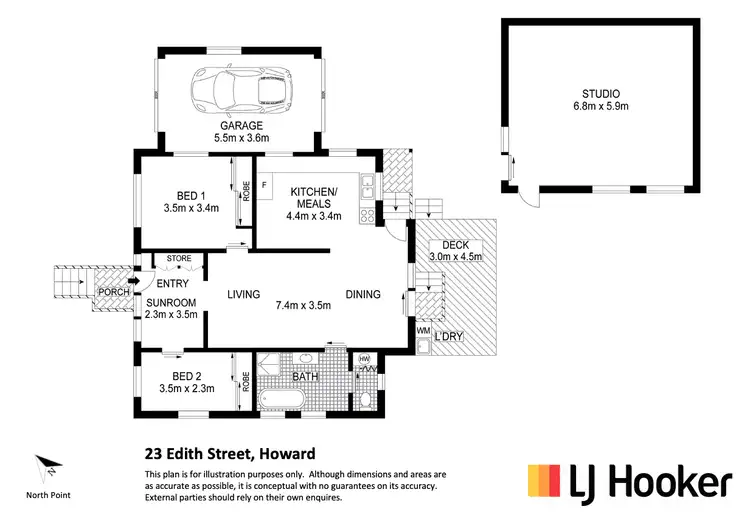 Floorplan of Homely house listing, 23 Edith Street, Howard QLD 4659