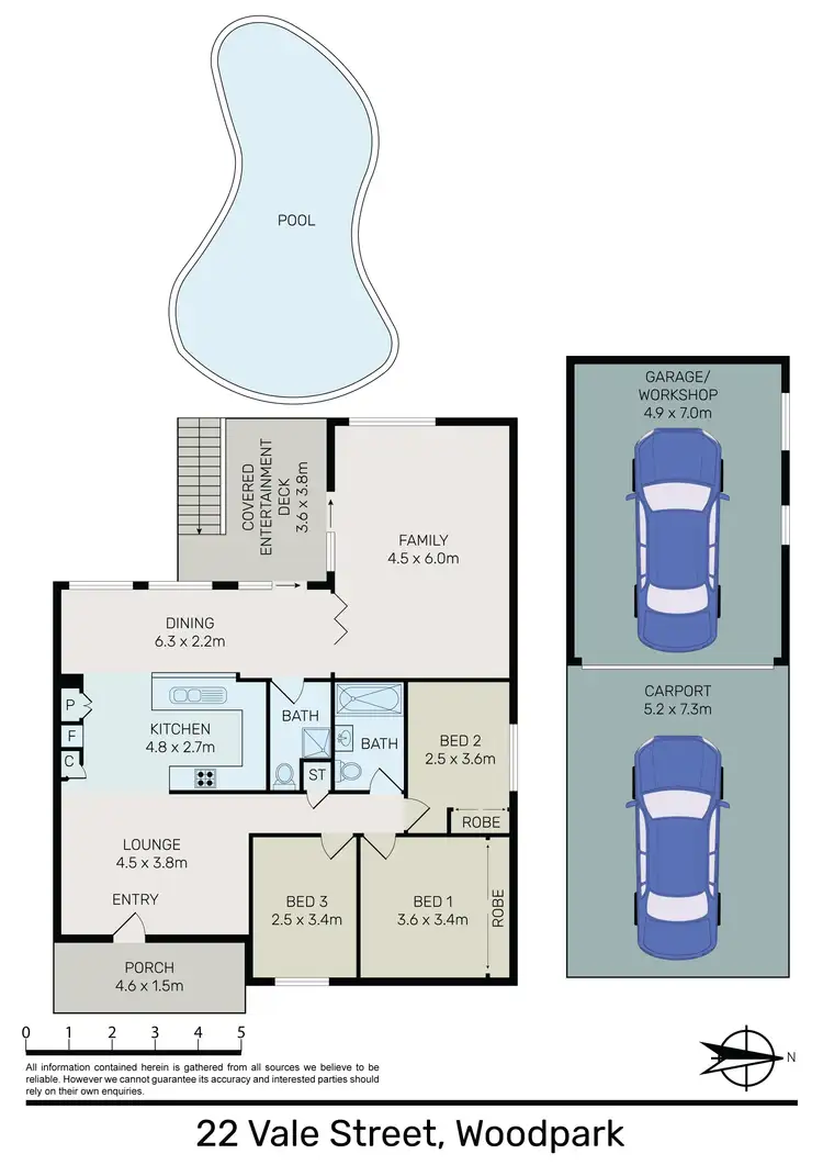 Floorplan of Homely house listing, 22 Vale Street, Merrylands NSW 2160
