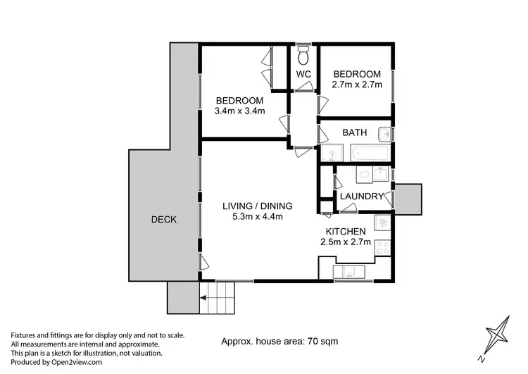 Floorplan of Homely house listing, Unit 4 123A Abbotsfield Road, Claremont TAS 7011