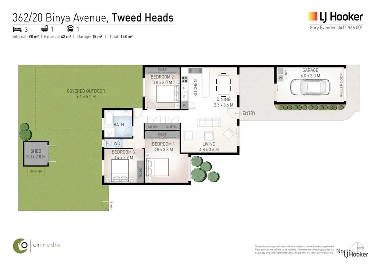 Floorplan of Homely unit listing, 362/20 Binya Avenue, Tweed Heads NSW 2485