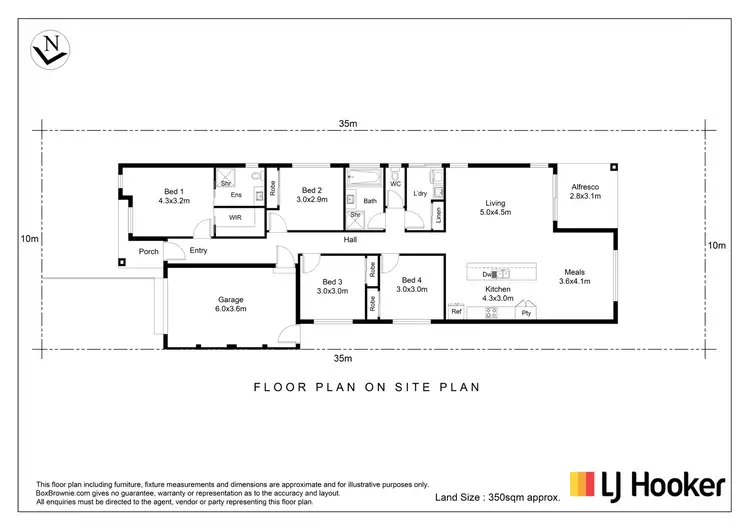 Floorplan of Homely house listing, 31 Studley Street, Weir Views VIC 3338