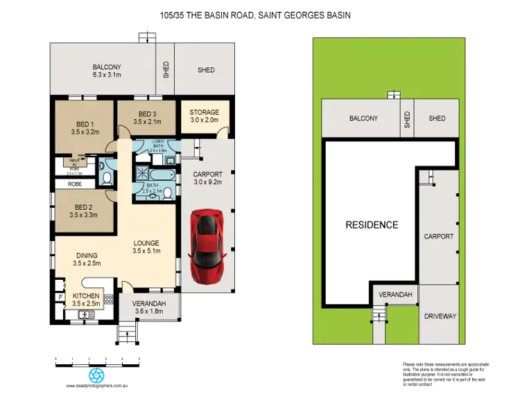 Floorplan of Homely house listing, 105/35 The Basin Road, St Georges Basin NSW 2540