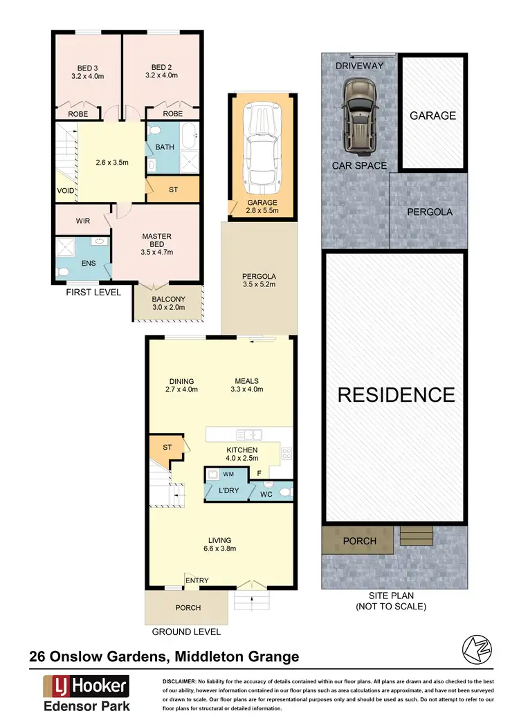 Floorplan of Homely house listing, 26 Onslow Gardens, Middleton Grange NSW 2171