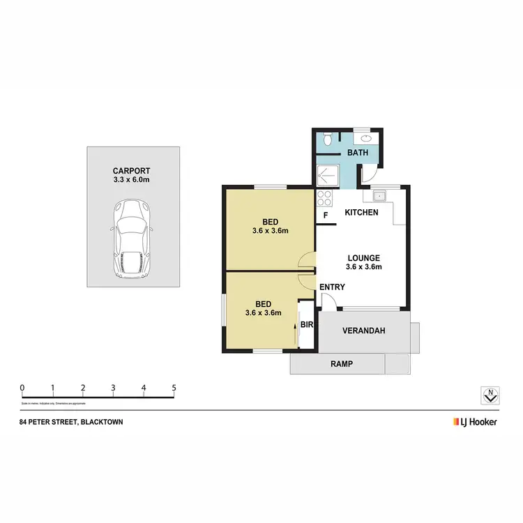 Floorplan of Homely house listing, 84 Peter Street, Blacktown NSW 2148