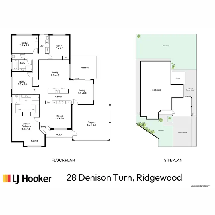 Floorplan of Homely house listing, 28 Denison Turn, Ridgewood WA 6030