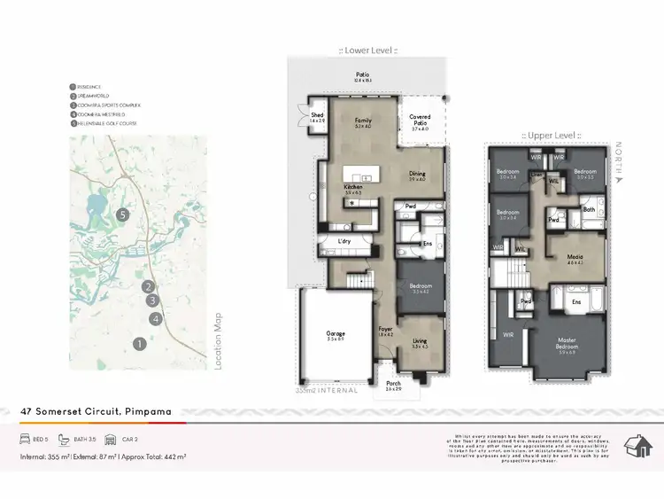 Floorplan of Homely house listing, 47 Somerset Circuit, Pimpama QLD 4209