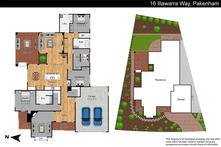 Floorplan of Homely house listing, 16 Illawarra Way, Pakenham VIC 3810