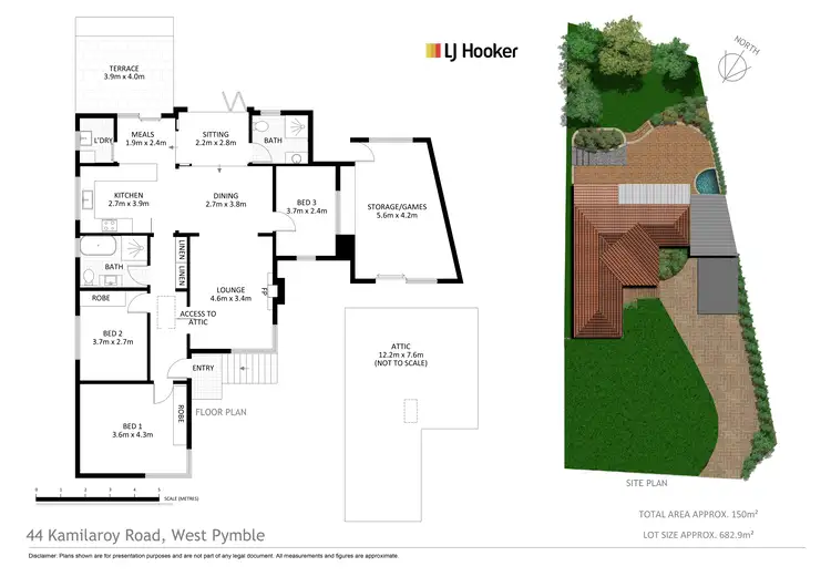 Floorplan of Homely house listing, 44 Kamilaroy Road, West Pymble NSW 2073