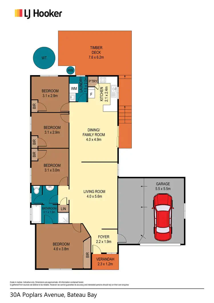 Floorplan of Homely house listing, 30a Poplars Avenue, Bateau Bay NSW 2261