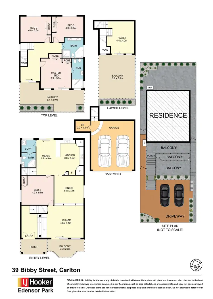 Floorplan of Homely house listing, 39 Bibby Street, Carlton NSW 2218