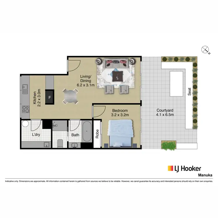 Floorplan of Homely unit listing, 20/8 Giles Street, Griffith ACT 2603